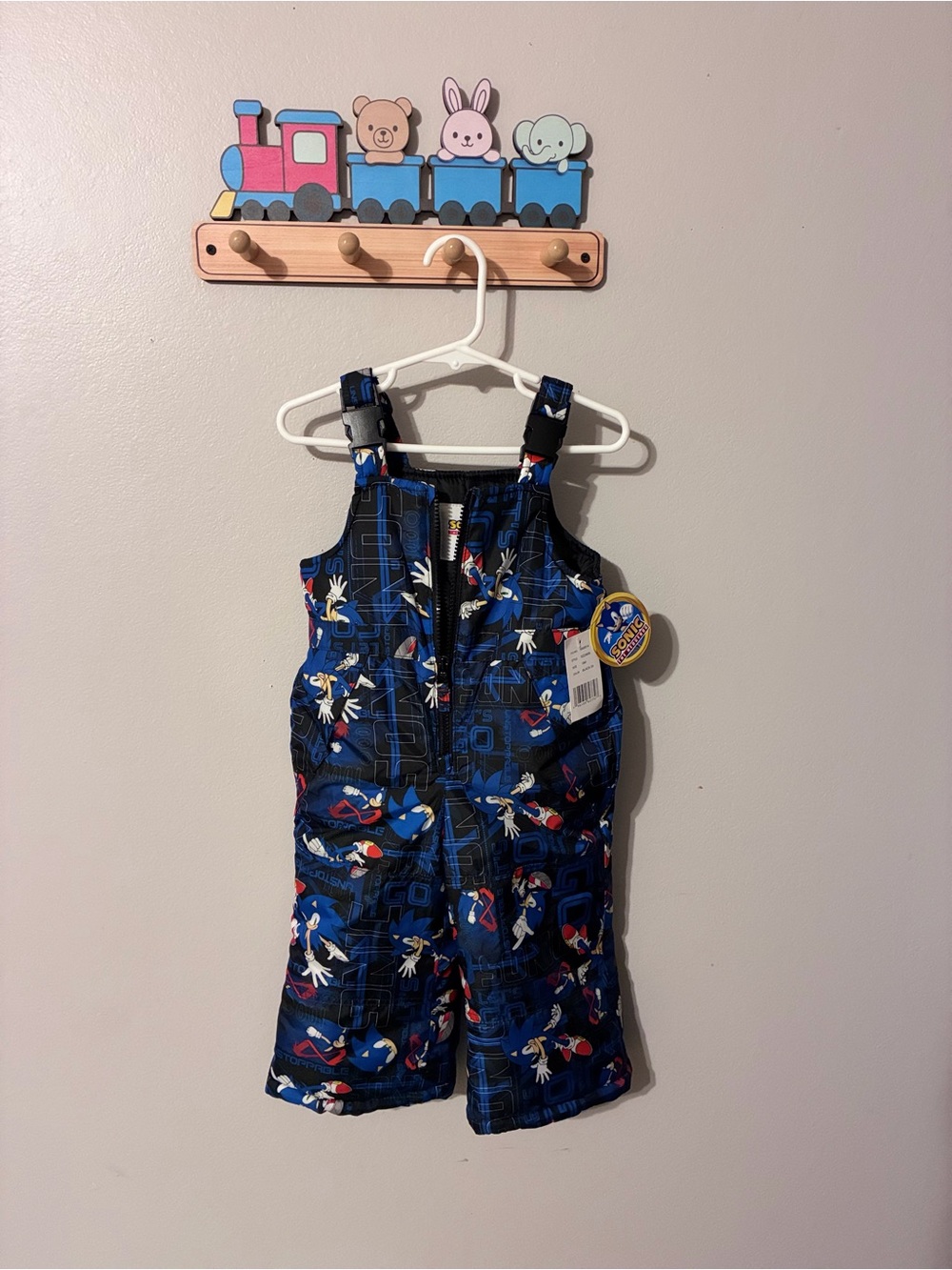Infant Boys Sonic Snow Overall